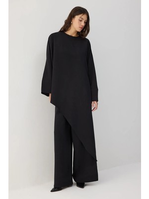 Touche Prive Asimetrik Tunik Pantolon Modal Takım