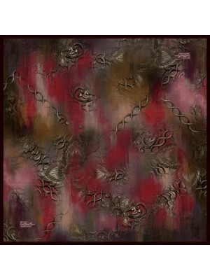 La Boutique Sura Ipek Eşarp -  Sonbahar-Kış- 90 x 90 -ASM2821-02