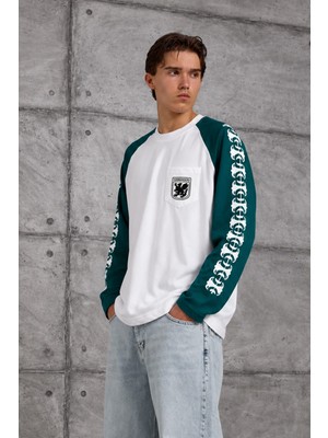 Nomarc Yeşil Cepli Oversıze Sweatshırt