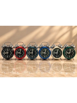 Atlasnua Metal Çift Zilli Çalar Saat ALK6458