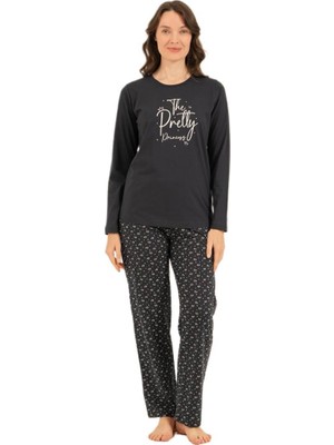 Arnetta Kadın Lacivert Pijama Takımı 3731-S