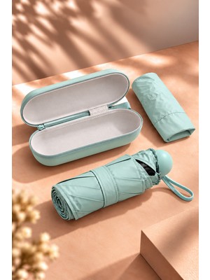 Favora Rainbox Kapsül Şemsiye - Kutulu Mini Katlanır Çanta Boy Şe