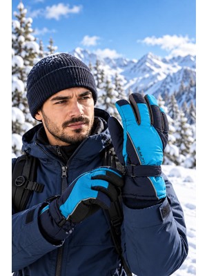 Miniko Kids Suyutti K424-15 Erkek Kar Kayak Eldiveni