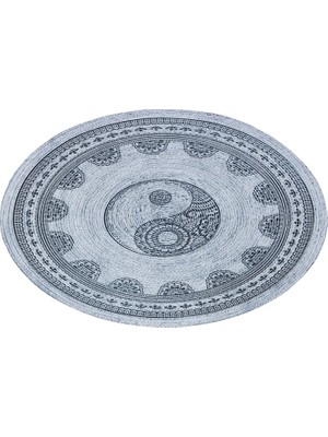 Vivense Jüt Sisal Halı 83, Gri, 100X100