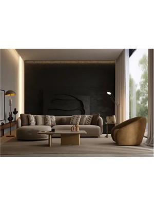 Vivense Matiz Relax Koltuk Takımı, Bej
