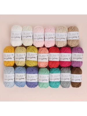 Odea Tr La Mia Mini Cottony 20LI Paket 25G Renkli El Örgü Ipi - 33845