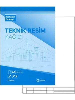 Odea Tr Teknik Resim Seti 12 Parça 1 Paket Teknik Resim Defteri Gönye Dereceli Kalem Metal Pergel Silgi Kalemtraş Hamur Silgi