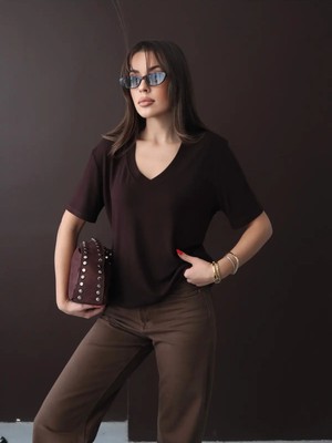 Yaren Co. Buzzy Kumaş Salaş V Yaka Body