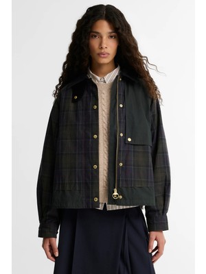 Barbour Truro Casual Ceket TN11 Shadow Classic Dk Fern Mixed Tartan