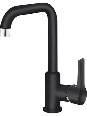 Penta Agena Lavabo Bataryası (L Borulu) Black P903B