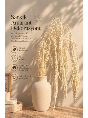 Elpida Bags Şelale Formlu Sarkık Amarantus Çiçeği