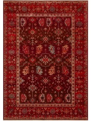 Vivense Perseus 24 Etnik Desenli Halı, Kırmızı, 200X290 cm