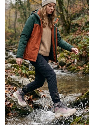 Humtto Kadın Outdoor Kaymaz Taban Kışlık Waterproof Su Geçirmez Spor Bot HHT26KB/S271