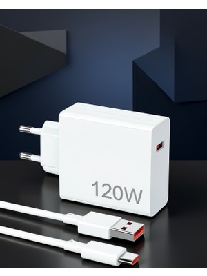 120W Type-C Şarj Aleti Turbo Şarj Uyumlu