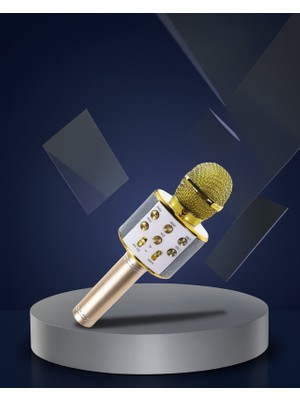 Bluetooth Karaoke Mikrofonu Şarjlı Uzun Ömürlü