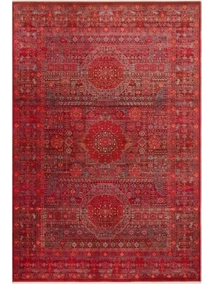 Vivense Perseus 20 Etnik Desenli Halı, Kırmızı, 120X180 cm