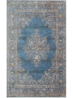 Vivense Perseus 18 Etnik Desenli Halı, Lacivert, 200X290 cm