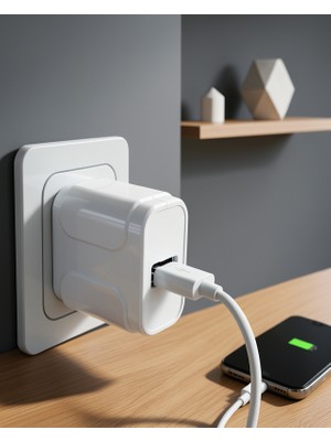 Kompakt USB Şarj Adaptörü 12W