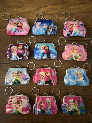 Gülümse Gel Kız Çocuk Anna Elsa Cüzdan Bozuk Para Cüzdanı Çanta Süsü Charm Anahtarlık 1 Adet Karlar Ülkesi