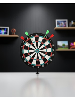 17 Inç Dart Tahtası Seti