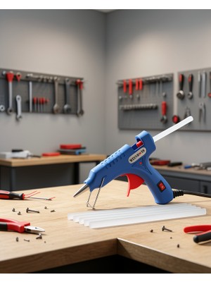 20W Kompakt Silikon Tabancası 7.5 mm Uyumlu 5 Adet Hediye Silikon