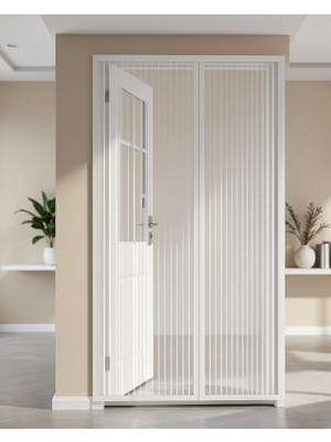 Mıknatıslı Kapı Sinekliği 105X210 cm Çift Taraflı Bantlı