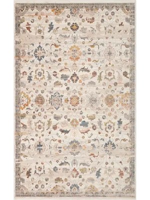 Vivense Perseus 16 Etnik Desenli Halı, Krem Multi, 200X290 cm
