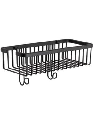 Prime Banyo Duş Raf Sistemi Siyah Renk 129X120X282 mm