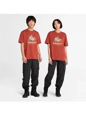 Timberland Ikonik Bot Grafik Tasarım T-Shirt