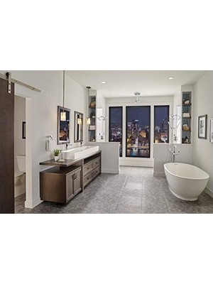 Prime Delta Faucet T27967-CZ Açısal Modern Monitör 17 Serisi Valf 6 Ayar Entegre Duş Trimi, Saptırıcılı, Şampanya Bronz