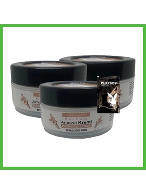 Bezos Süper Three Brand Arnavut Kremi Whitens Cream 3lü Adet Kremi 50 ml + 1 Adet Jel Hediye Arz