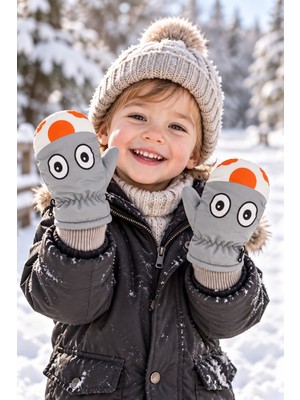 Miniko Kids Kitti 420-20 Erkek 1-3 Kar Kayak Eldiveni