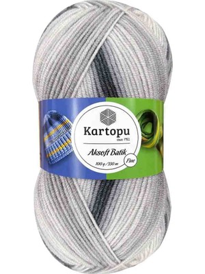Duru Kartopu Aksoft Batik Ebruli Ip Akıllı Ip 5 Adet No B59221