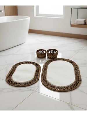 Senza Atelier Lüks 4’lü Banyo & Antre Seti – Krem