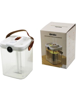 Seraviax 2 Litre Hava Nemlendirici - USB Şarjlı - Işıklı - Buhar Makinesi - Koku Giderici