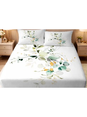 Vivense Green Lastikli Çarşaf, Pudra, Tek Kişilik
