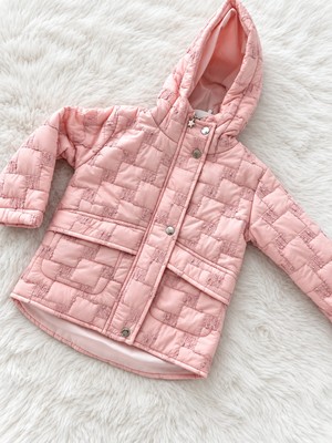 Butik 3-7 Yaş Gizli Fermuarlı & Kapüşonlu Kapitone Mont