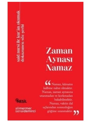 Nesil Yayınları Zaman Aynası Namaz