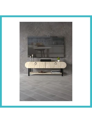 Defne Store Setro Tv Ünitesi Ekru 110 cm Dfnbez