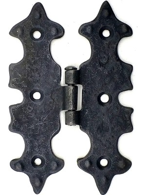 Milas Toptan Antika Tarz Dekoratif Pirinç  Menteşe - 104X77 Mm, Oksit