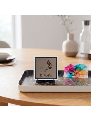 Miawiki Bereket ve Şükür Sembolü Anlamlı El-Metin Temalı Dekoratif Aksesuar - Minimalist Bir Dekorasyon Objesi, Değerli Bir Jest Olarak Sunulabilecek Hediye (Minimalist) 10X10 cm