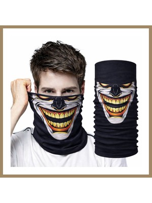 Bezos Joker Gülüşlü Baf Maske ? Çok Amaçlı Boyunluk Bandana 3 No 22