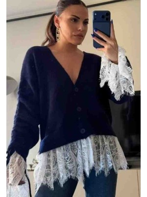 Nesko Butik Dantel Detaylı Şık Ĥırka