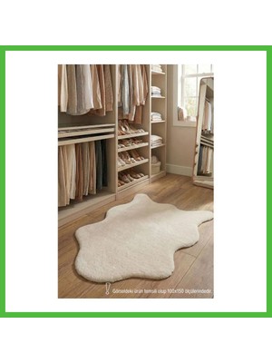 Bezos Youdayhomecollection Poly Peluş Post Şeklinde Halı Model Oturma Odası Halısı · Ebat: 100X150 Arz
