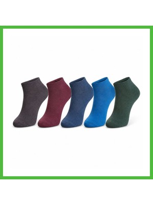 Bezos Erkek Pamuklu Patik Çorap 5'li Paket 39-44 | Dikişsiz Burun, Koku Karşıtı, Nefes Alan Kısa Konç Sneaker Çorabı · Beden: 39-44 · Renk: Çok Renkli 5'li Arz