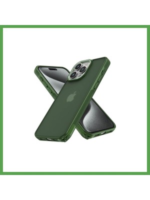 Bezos iPhone 12 Pro Max Uyumlu Kılıf Elegant Kapak - Yeşil Mgc