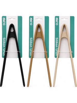 İbico Ibico İ22-039 Izgara Maşası 23CM Renkli Silikon - 12'li Paket