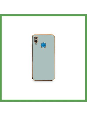 Bezos Huawei P20 Lite Uyumlu Kılıf Volet Silikon - Açık Yeşil Mgc