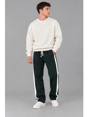 Stil Kombin Şeritli Baggy Eşofman Altı Dp 5118_70139