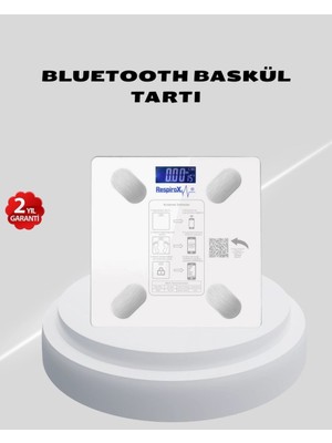 Marsilyan Akıllı Bluetooth Tartı – 8 Farklı Ölçüm Verisi, Otomatik Kişi Tanıma
